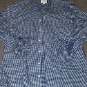 Charles Tyrwhitt Blue Long Sleeve Button Down